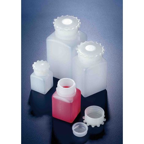 Bouteille de laboratoire, RS PRO, graduée, 1L, en HDPE, à Col Large ( Prix pour Paquet de 5 ) (1/4)
