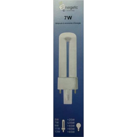 Energetic Lighting YDN7-U G23 7W 350lm L137mm bulb - energy saving - long life