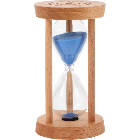 Sablier Minuteur Bois Créatif 5 Minutes Timer Enfants Salle de Bain (1/5)