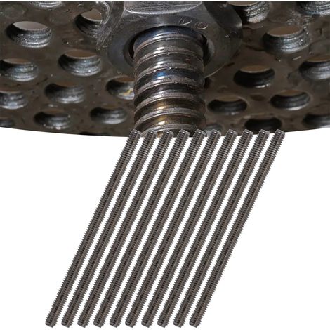 Dix unités sont vendues à la fois. Tige filetée en acier inoxydable M4 série 4808, référence 4808-0004-0070 (1/5)