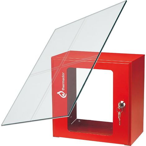 Vitre de rechange 164x210 mm pour coffret sous verre dormant - Thermador