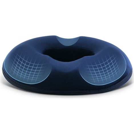 Cojín ortopédico para coxis - Boya médica ergonómica en gel y viscoelástica, Talla hombre (1/4)