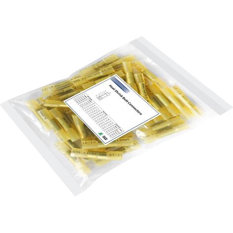 Lot de 100 cosses thermorétractables multicolores isolées pour fil électrique Durabilité Connexion industrielle (1/5)