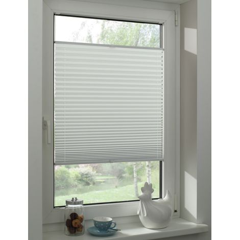 Gardinia Plissee Concept Thermo Abdunklung 45 cm x 130 cm weiß Plissee