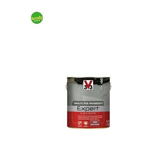 Smalto V33 per pavimento alta resistenza lt 2,50 rosso mattone