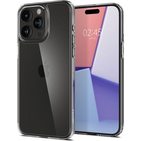Spigen AirSkin Hybrid iPhone 15 Pro Max kristallklar (1/5)