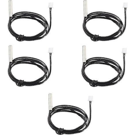 Lot de 5 sondes de température à thermistance NTC 10k 1% 3950 étanches (1/5)