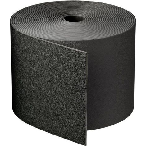Bordure de jardin en polypropylene recyclé - NATURE - Epaisseur 3 mm - H 15 cm x 10 m - Noir