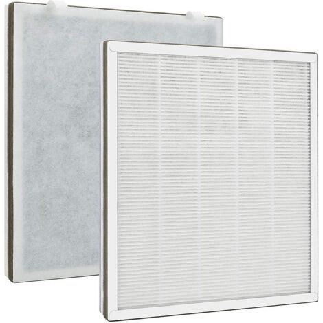 royaluxe-Filtre de rechange H13 True HEPA pour purificateur d'air Levoit Vital 100 Lot de 2 filtres à air Vital 100-rf 3 en 1 (1/5)
