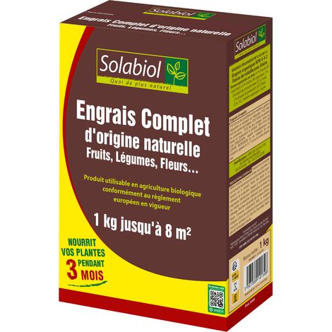 SOLABIOL Engrais Complet - 1Kg - Mini-Granulés - Epandage Facile & Sans Poussière - Double Action Starter & Nutrition Longue Durée SOCONAT1 (1/5)