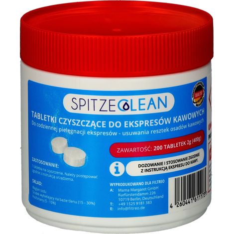 Spitze Clean 2g Reinigungstabletten, 200 Stück (2 g 15 mm)