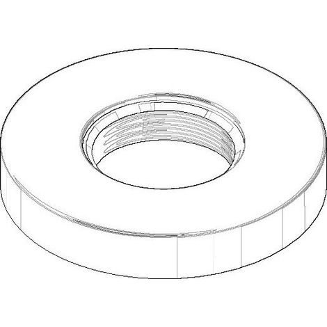 DO Rosette ERSATZTEILE 092789105 D 55 x D 47,3 x 9 mm Chrom