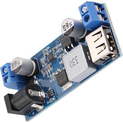 XH-M249 DC 5V 6A Abwärtswandler, 12V/24V auf 5V Netzteil, USB-Lademodul, hohe Leistung 30W. (1/5)