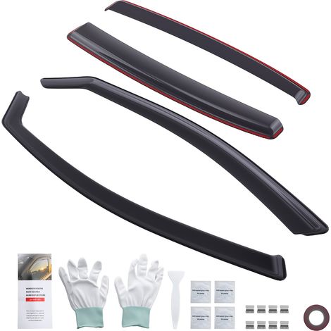 4pc Acrylic Rain Guards for Mercedes A Class W176 5 Door 2012-2018 Smoke (1/5)