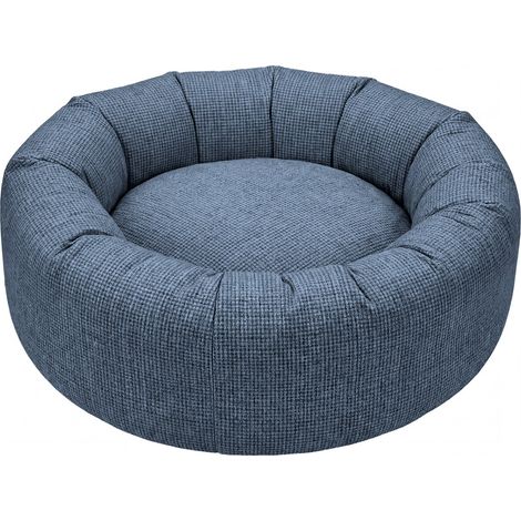 MOKA - Panier chien/chat tissu chenille - M - Bleu