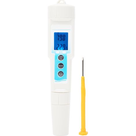 Analyseur d'eau 5-en-1 pH/EC/TDS/Température/Salinité, Testeur de qualité multifonction pour aquarium, sonde précise, écran LCD, étalonnage automatique, usage professionnel et domestique. (1/5)