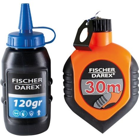 FISCHER DAREX - Cordeau à tracer 30m poudre bleue 120 grammes (1/2)