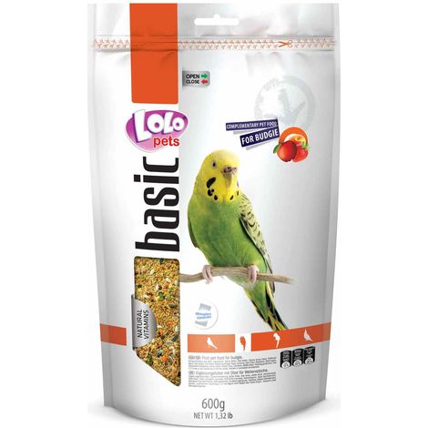 LoLo Pets BASIC FRUIT 600 g Comida de FRUTA para periquitos