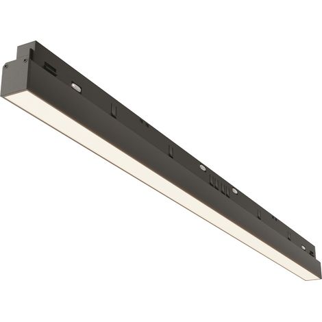 Lampada binario 1 fase lineare nera LED 24W 4000K BASIS Maytoni (1/5)