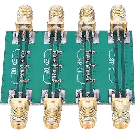 Atténuateur RF fixe 4 GHz CC avec double connecteur SMA, carte module pour atténuateurs RF fixes, circuit imprimé