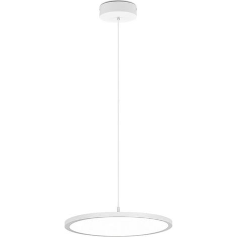 Suspension LED TRAY blanche Ø40 cm Trio 29W 4000K IP20 (1/5)