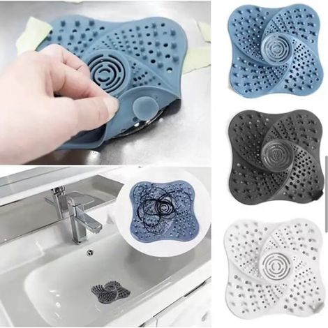 Filtro per lavabo in silicone - Filtro per lavabo - Scarico doccia di lusso - Filtro di scarico - Scarico per lavabo di lusso (1/3)