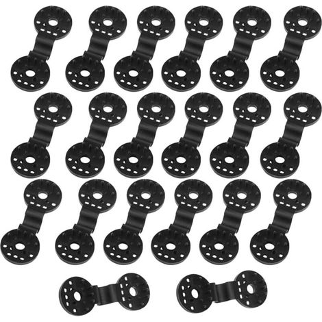 Lot de 20 clips de fixation pour toiles d'ombrage, clips de verrouillage, clips de protection solaire pour filets de protection solaire, filets de jardin, filets anti-oiseaux, tissus de protection sol (1/5)