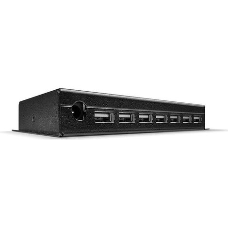 Lindy 42794 hub de interfaz USB 2.0 Type-B 480 Mbit/s Negro (1/4)