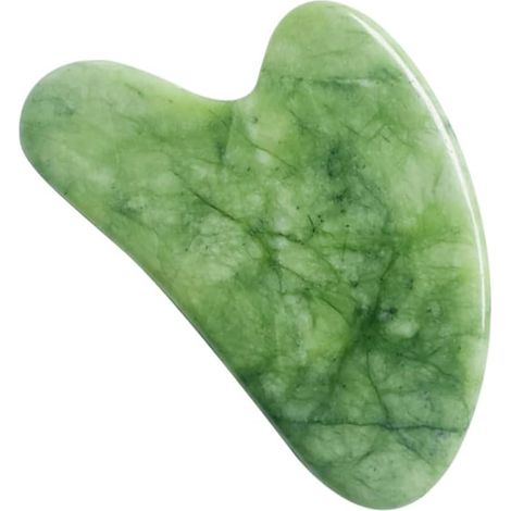 Jade Gua Sha Visage Corps, Outil de Massage Facial d'acupuncture Anti Rides (1/5)