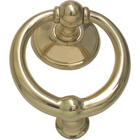 BATTENTE RING IN OTTONE LUCIDO  ø mm.110