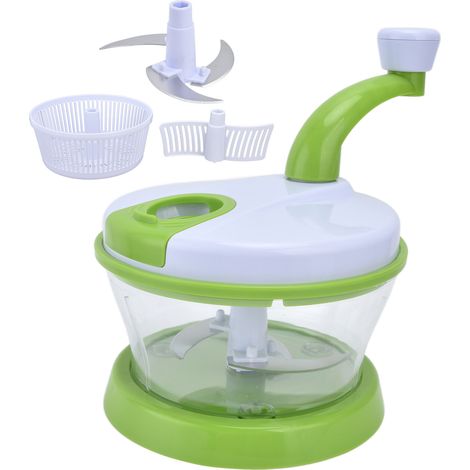 Hachoir Manuel Légumes, Broyeur Viande, Essoreuse Salade, Séchoir Laitue, Coupe Légumes Cuisine (1/5)