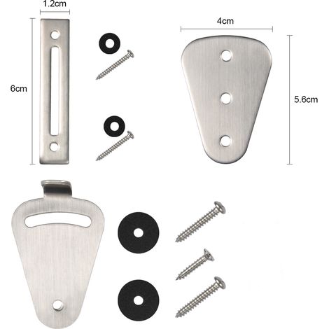 Verrou coulissant pour porte d'étable - Fermeture sécurisée (1/4)