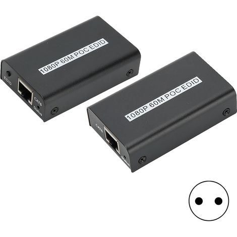 60 m HDMI-Extender, High Definition 1080p, Einzelkabel für Netzwerk-Multimedia-Übertragung, EDIDEU-kompatibel (1/5)
