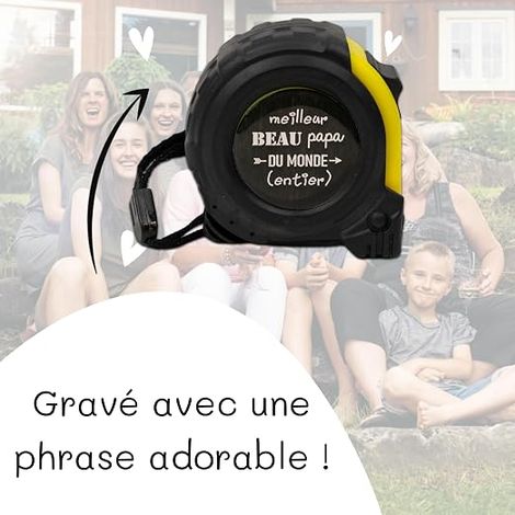 ERNESTINE - Mètre ruban - cadeau - cadeau - cadeau accessoire homme - mètre pliant - cadeau homme anniversaire Noël (1/4)
