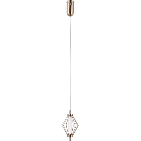 Lampada a sospensione a LED Sevil color oro italux PND-34403-1-HBR (1/2)