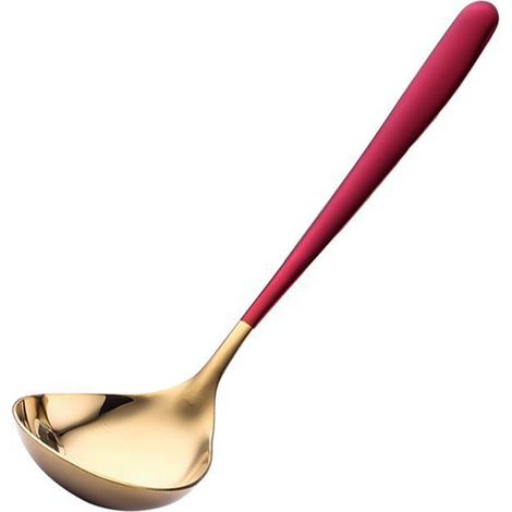 Cuillère À Soupe Profonde - Acier Inoxydable 18/10 - Pour Soupes Ragoûts Sauces - Cuisine Maison Et Professionnelle - Lot De 1 (1/5)