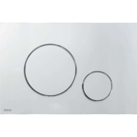 Alca Thin - Placca di comando, cromo opaco M672 (1/3)
