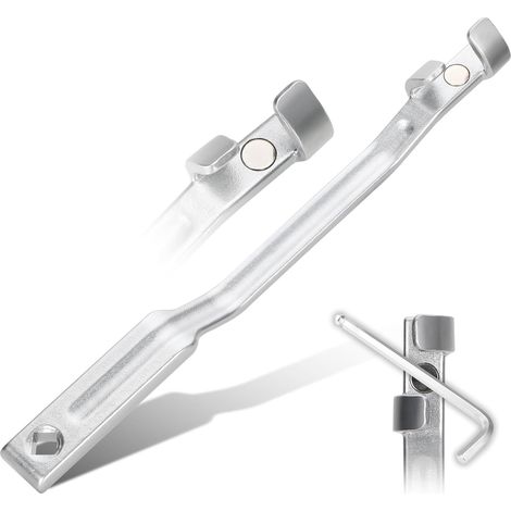 15 Zoll Schraubenschlüssel Extender Schraubenschlüssel Extender Werkzeugstange mit Magnet - Schraubenschlüsselverlängerung mit 1/2 Zoll Loch, für Mechaniker, Garagenhandwerker, Heimwerker zur (1/5)