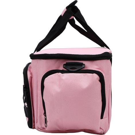 Sac à outils de 14 pouces pour femmes, transporteur avec fond anti-friction, électricien charpentier réparateur rose (1/5)