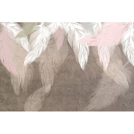 Papier peint panoramique - Plumes - 130 cm x 87 cm (1/2)