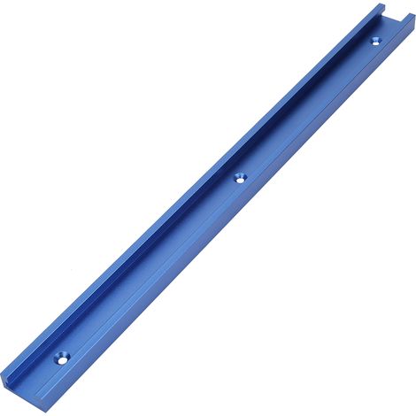 Gabarit d'onglet à rainure en T en alliage d'aluminium pour défonceuse, bleu (1/5)