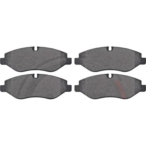 KIT PASTIGLIE FRENO ANTERIORI compatibile con IVECO DAILY IV RIBALTABILE / PASTIGLIE FRENANTI AUTO OEM 37633, / SOSTITUZIONE DIRETTA / BASSA POLVERE / SILENZIOSO (1/4)