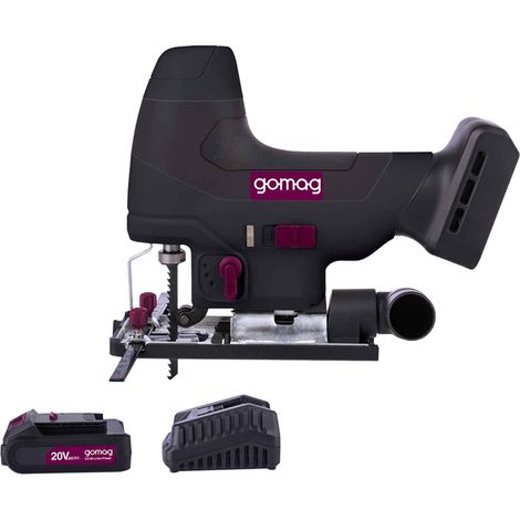 Gomag Akku-Stichsäge GO-STS254BL 20V Sägehub 25,4mm 2,0 Ah Starterkit (1/5)