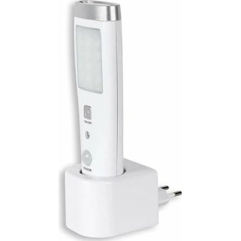 TONCHEAN Lampe torche,Lampe de nuit, détecteur d'urgence, 3.7V/250MAH, batterie NiMH, blanc, 1788056mm, 1pc (1/4)