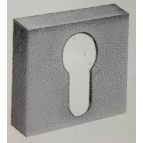 2PZ BOCCHETTA QUADRATA PROFILO EUROPEO CROMO
