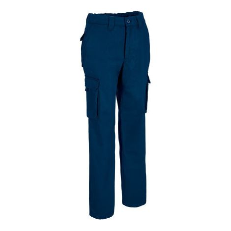 Pantalón de trabajo multibolsillos, térmico con polar interior VALENTO BERGAMO XXL Azul marino orión (1/5)