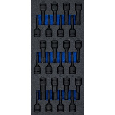 BGS Set Metallstecknüsse 24 Teile 75 mm