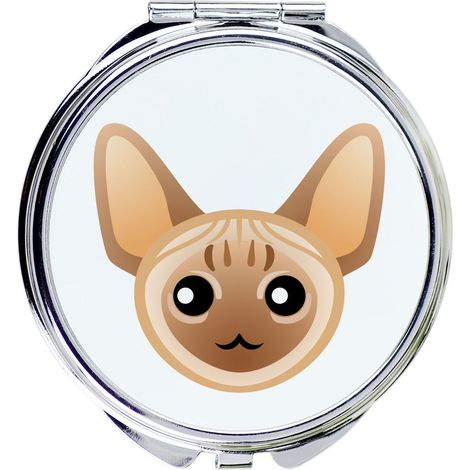 Devon Rex – ein Taschenspiegel für die Handtasche von Art-Dog (1/5)