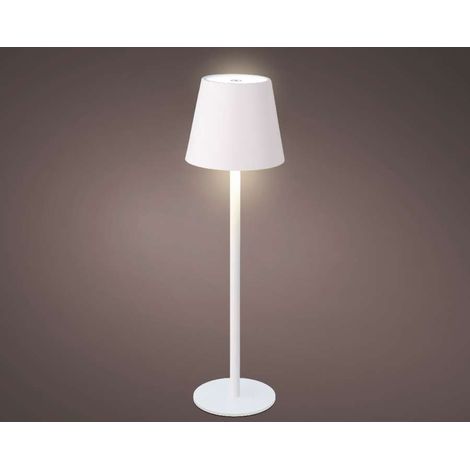 Lumineo Lampada da Tavolo LED Bianca - Luce Ricaricabile - 27cm