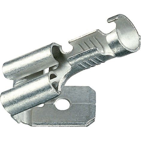 Klauke 18303AZ Flachsteckhülse mit Abzweig Steckbreite: 4.8 mm Steckdicke: 0.8 mm 180 ° Unisoliert M